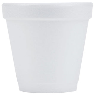 Small J Style Foam Cup White 4 oz. | 1000/Case by DART – 4 Ounces, 4.0 fluid_ounces, Foam, White, Model 4J4