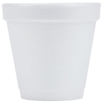 DRC4J4 - Drink Foam Cups by DART – 4.0 fluid_ounces, Foam, White, Pack of 1000
