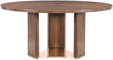 Hooker Eleana Round Dining Table in Medium Wood Furniture