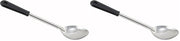 13" Plastic Basting Solid Spoon (Pack of 2) by Winco – Medium (Pack of 2), Stainless Steel, Acero inoxidable, Pack of 2, Model BSOB-13