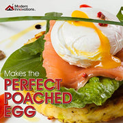 Modern Innovations 4 Egg Cups Pan / Silver / 45.0 milliliters Egg Poachers
