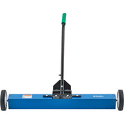 36" W Magnetic Floor Sweeper by Global Industrial – 7"L x 40.75"W x 38"H, Rubber, Blue/Black, Model 112136