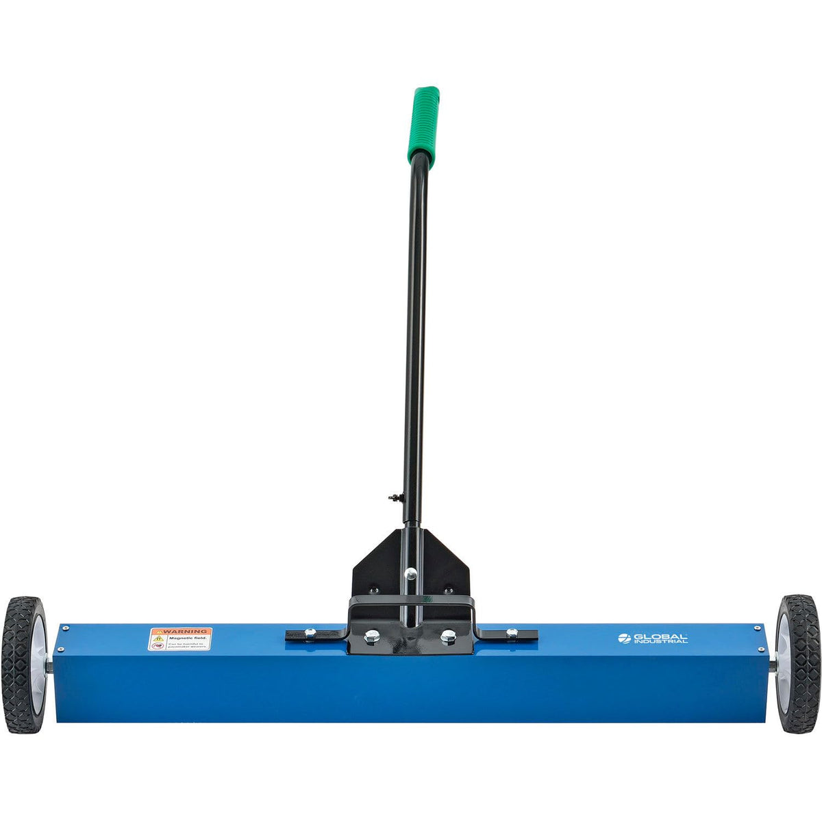 36" W Magnetic Floor Sweeper by Global Industrial – 7"L x 40.75"W x 38"H, Rubber, Blue/Black, Model 112136