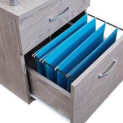 Techni Mobili Grey / Regular / Modern Vertical File Cabinets