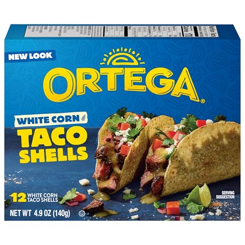 Ortega White Corn / 12 Count / White Pastry Shells