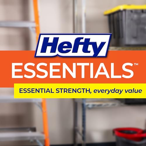 Hefty Large (30 Gallon)​ / 56 Count (Pack of 1) / Black Trash Bags