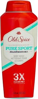 Old Spice High Endurance Body Wash, Pure Sport 18 oz (Pack of 10)