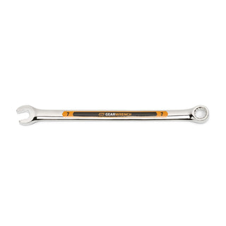 7mm 12 Point Hi-Viz Long Pattern Combination Wrench by GEARWRENCH – Alloy Steel, Silver, Model 81737H