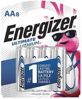 Energizer L91SBP-8 Lithium AA Battery, Pack of 96