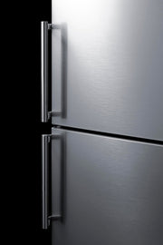 Summit 24-Inch Bottom Freeze Refrigerator by Summit Appliance – 10.8 cubic_feet, Stainless Steel, Model FFBF235PL