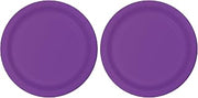 Creative Converting Amethyst Lunch Plate, 7", Purple (Pack of 2)