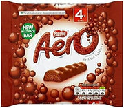 Aero Milk Bubbly Bar Multipack 4 X 27G
