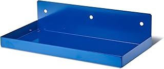 Triton Products 12" W x 6" D Blue Epoxy-Coated Steel Shelf for DuraBoard or 1/8" and 1/4" Pegboard