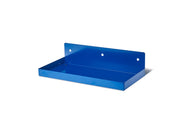 12" W x 6" D Blue Epoxy-Coated Steel Shelf for DuraBoard or 1/8" and 1/4" Pegboard by Triton Products – 12" W x 6" D, Alloy Steel, Blue
