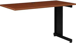Global Industrial 48" W x 24" D Right Handed Return Table, Cherry