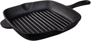 Tramontina Square Griddle Pan 27cm (2.2l) Pre-Seasoned Cast Iron