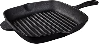 Tramontina Square Griddle Pan 27cm (2.2l) Pre-Seasoned Cast Iron