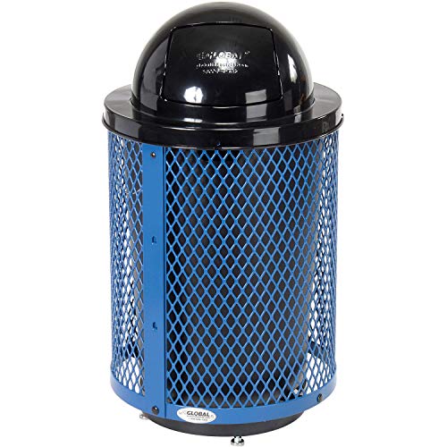 Global Industrial Blue / Industrial / 36.0 gallons Trash, Recycling & Compost