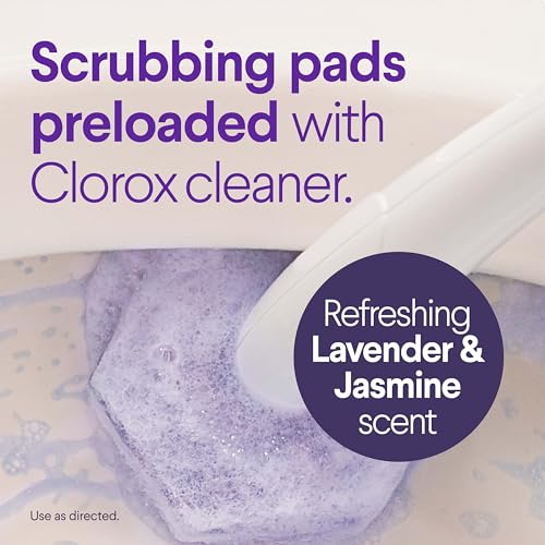 Clorox Lavender and Jasmine / 10 Count (Pack of 1) / light blue Toilet Cleaners