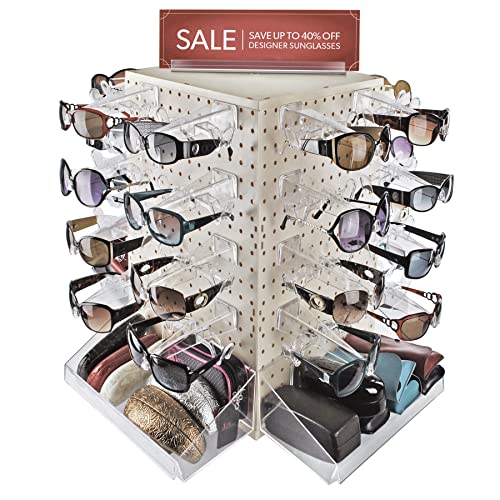 Azar Displays Pegboard only / White / 14 inches (W) x 14 inches (D) x 20 inches (H) Panels & Units