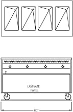 60" Enclosed Cabinet Base Hot Food Table