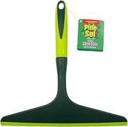 Pine-Sol Durable Plastic Squeegee – All-Purpose Cleaning Tool | Streak-Free Drying for Windows, Bathroom, Shower Doors, Car Glass