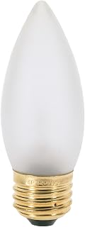Satco A3634 130V Medium Base 25-Watt B11 Light Bulb, Frosted