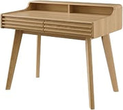 Brown Writing Desk Computer Workstation with Spacious Surface, Sturdy Construction, Ideal for Home Office, Stylish and Durable