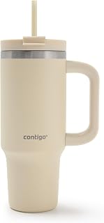 Contigo Streeterville 30oz Tumbler, Stainless Steel Vacuum Insulated, Leak-Proof, Cold for 29 Hours, Fits in cupholders, Oatmilk