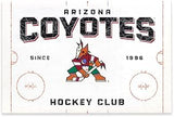 Holland Bar Stool Co. Arizona Coyotes Canvas Wall Art