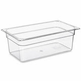 Full Size Clear Polycarbonate Food Pan by Glownary – Full Size, 8.0 liters, Polycarbonate, Clear, Model 247fp118cl
