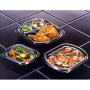 32 oz. Black Base Mealmaster Microwaveable Plastic Container - 250 per case by PACTIV – 32.0 ounces, Polypropylene, Black, Model YCN84632