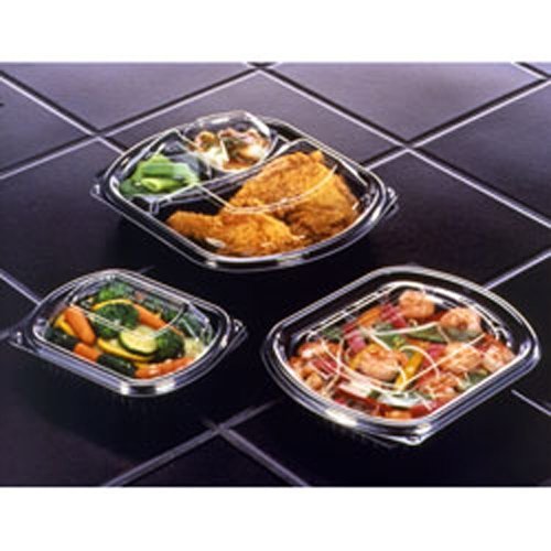 32 oz. Black Base Mealmaster Microwaveable Plastic Container - 250 per case by PACTIV – 32.0 ounces, Polypropylene, Black, Model YCN84632