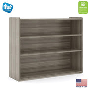 Contemporary Wood Composite School Age Shelf Storage in Gray by Tot Mate – Wood, Shadow Elm Gray, Model TM2306R.0W92