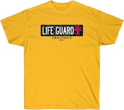 Life Guard - He Who Has The Son Has Life - Christian T-Shirt 5X-Large Gold