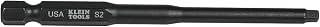 KLEIN TOOLS SQ2355#2 Square Power Drivers, 3-1/2" Bit (Pack of 5)