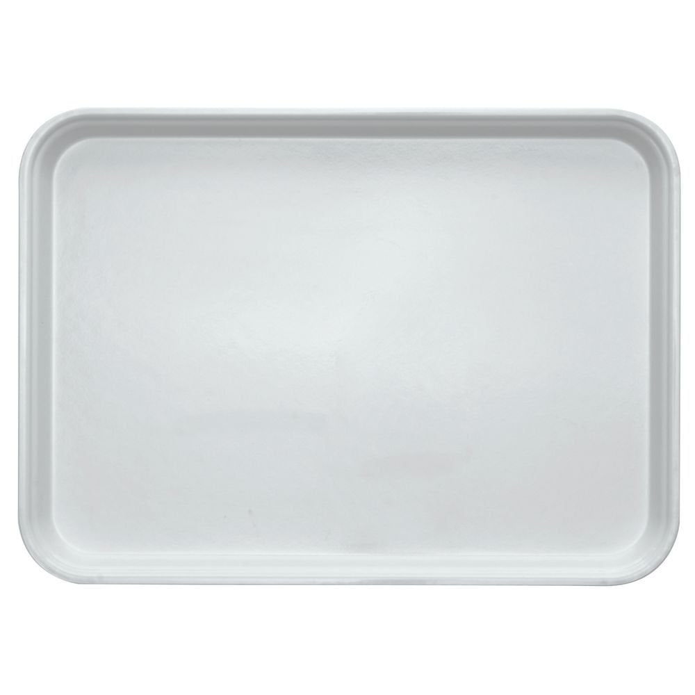 White Fiberglass Market Display Tray - 18" L x 13" W x 1" H by HUBERT – 18" x 13" x 1", Plastic, White, Model 191538026874