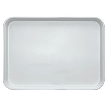 White Fiberglass Market Display Tray - 18" L x 13" W x 1" H by HUBERT – 18" x 13" x 1", Plastic, White, Model 191538026874