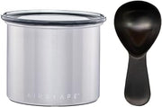 Planetary Design Airscape Stainless Steel Coffee Canister & Scoop Bundle | Dry Goods Storage