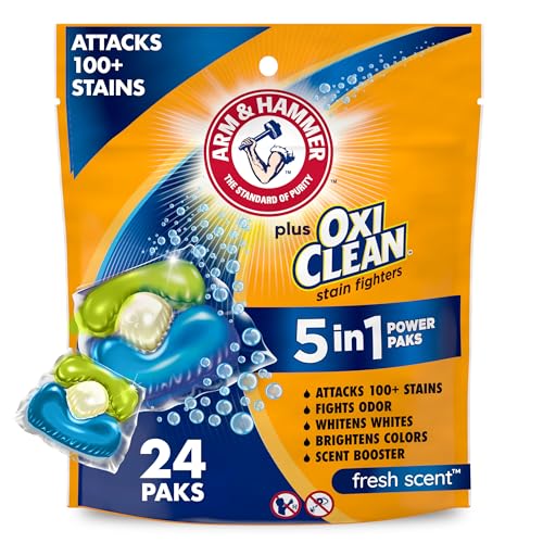 Arm & Hammer 42 Count (Pack of 4) / Fresh Scent / 4 Detergent Pacs & Tablets