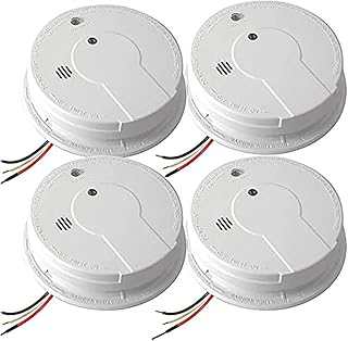 Kidde AC Hardwired Interconnect Smoke Alarm with Hush I12040 (4-Units)