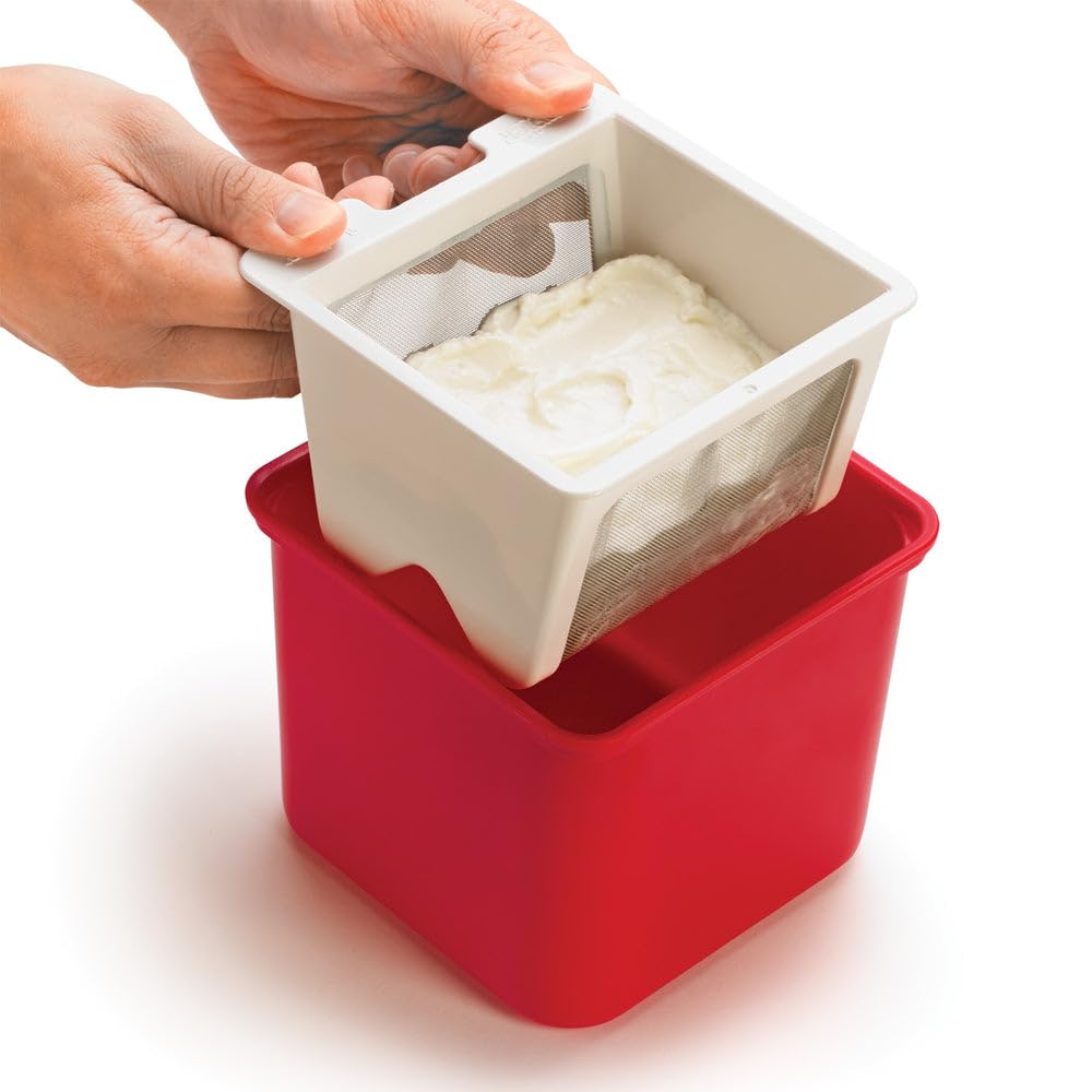 Yogurt Cheese Maker by Cuisipro – 1 - Pack, Plastic, White, Model 837426