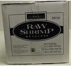 Easy Peel White Shrimp, 26/30 Count - 10 per case.