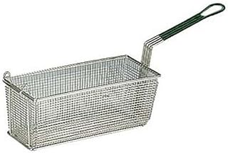 Prince Castle 13 x 5-5/8" Fry Basket w/ Green Plastisol Handle