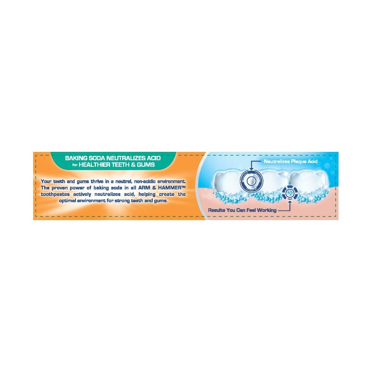 ARM & HAMMER Fresh Mint / 4.3 Ounce (Pack of 3) / 3 Toothpaste