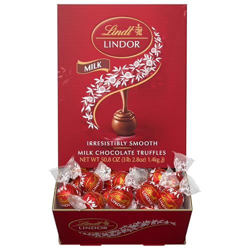 Lindt Milk Chocolate / 50.8 Ounce (Pack of 1) / Milk Chocolate Truffles Assortment Boxes