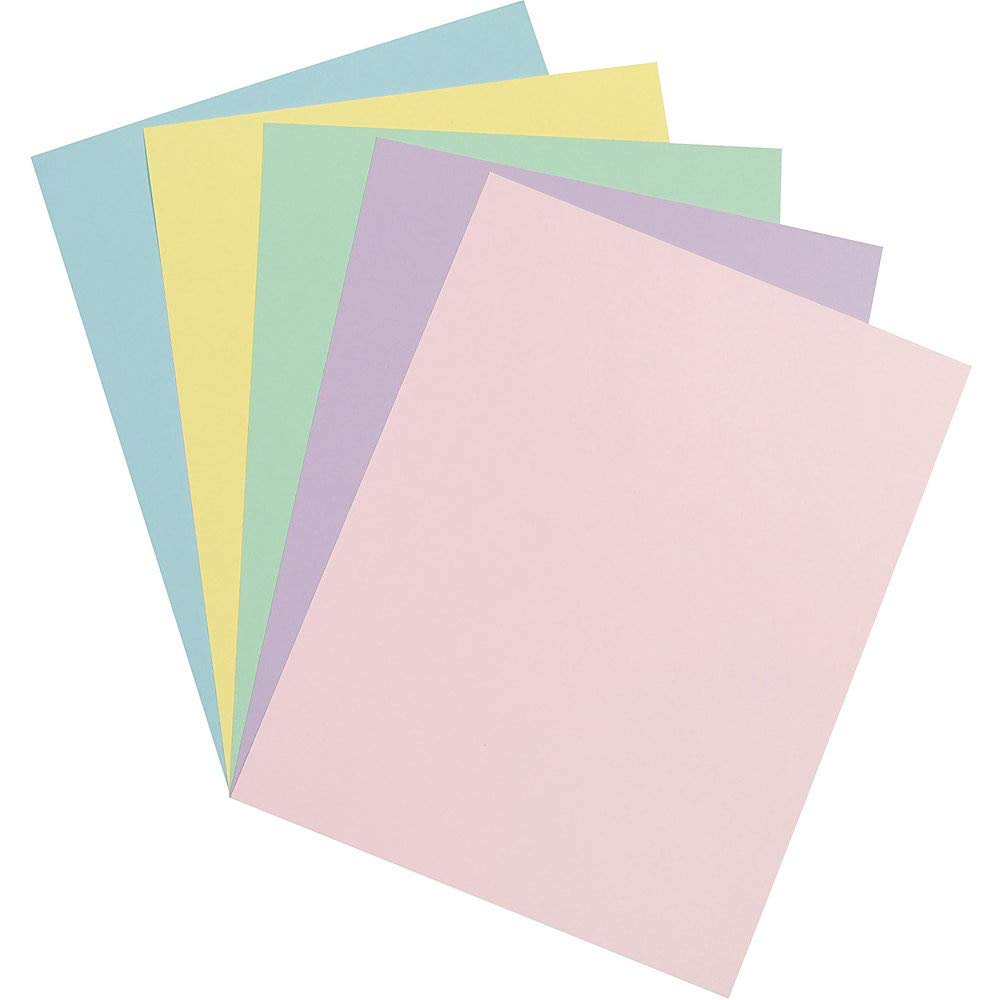 Pastel Card Stock by Pacon – 100 Sheets, Paper, Assorted Pastel, Model PAC101315