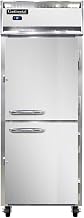 1RE-PT-HD Extra-Wide Single Section Pass-Thru Refrigerator, 28-1/2"W, Half-Height Doors