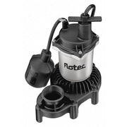 1/4 hp Submersible Sump Pump by Flotec – Thermoplastic, Black, Model FPZS25T