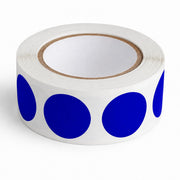 Round Inventory Labels by Glownary – 0.75 Inches, Paper, Blue, Pack of 500, Model 323db34bc
